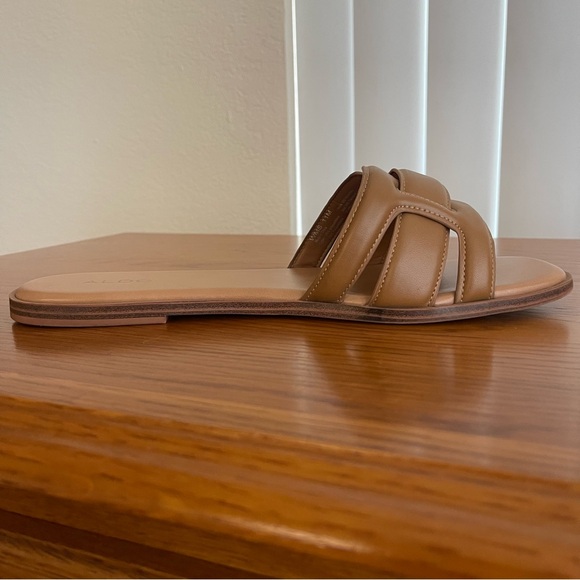 Aldo Elenaa Slide Sandal Brown Size 11 - Picture 3 of 13